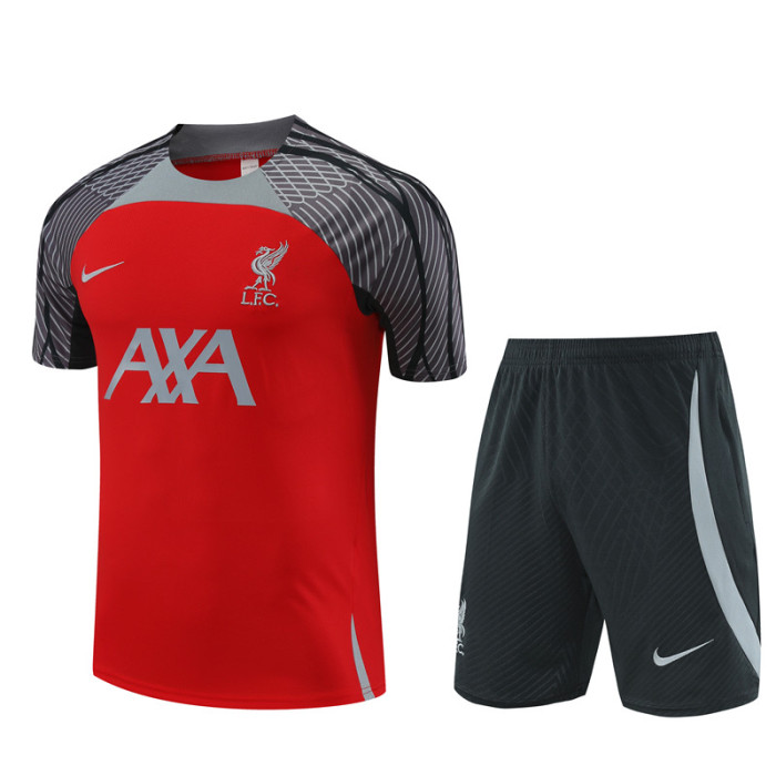 24/25 Liverpool kids Short sleeve red training suit