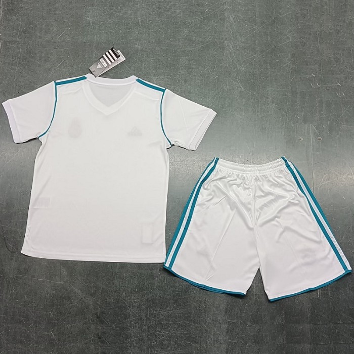 Retro 17/18 Real Madrid home kids kit