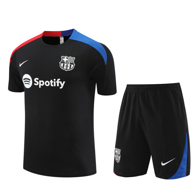 24/25 Barcelona Short sleeve black training suit