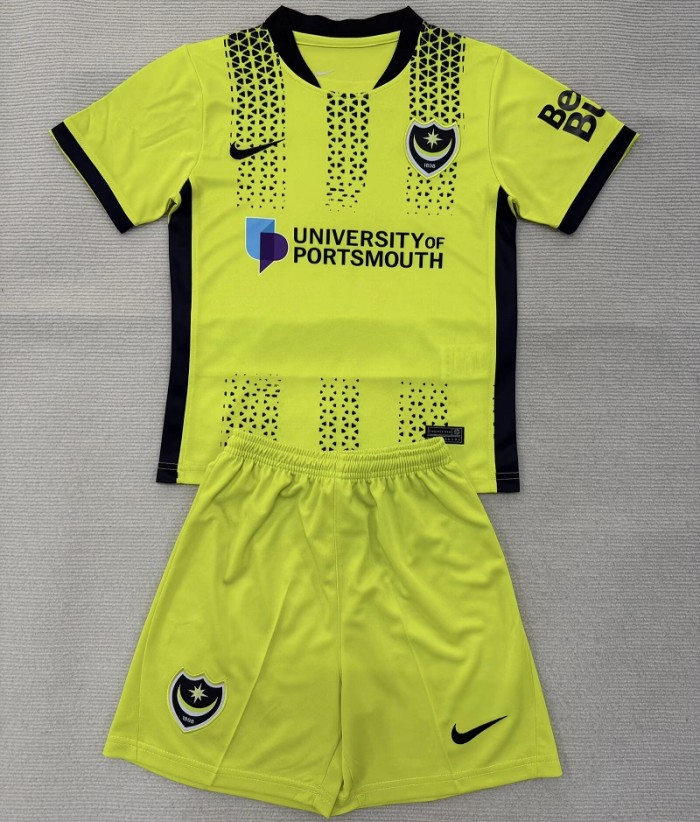 25/26 Portsmouth third kids kit