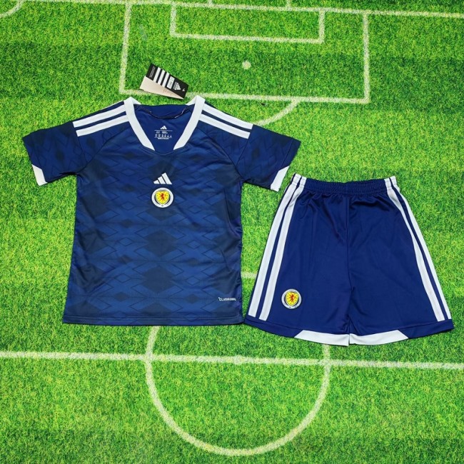25/26 Scotland home kids kit