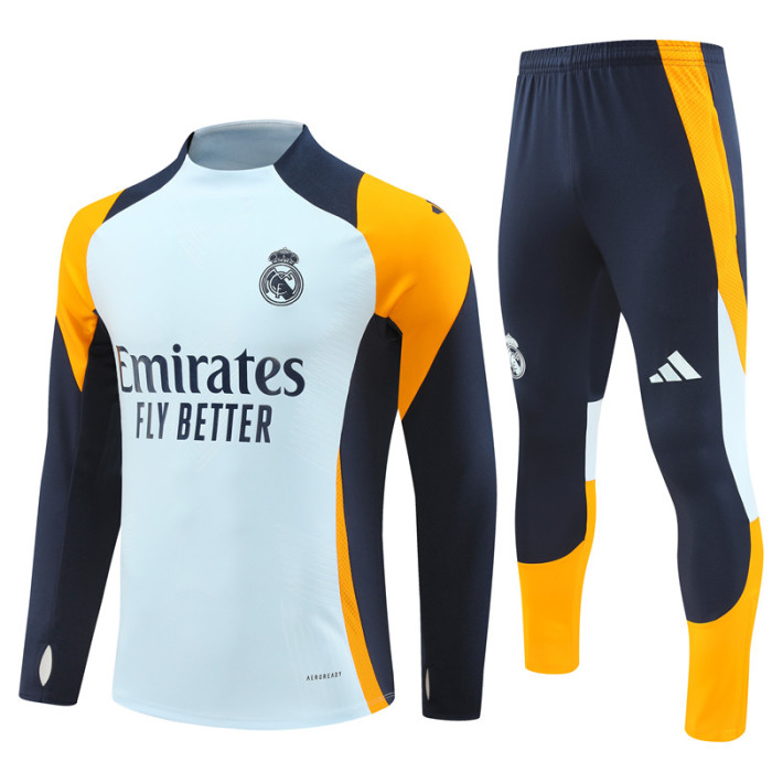 24/25 Real Madrid Kids training suit yellow