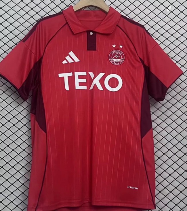 25/26 Aberdeen home football jersey