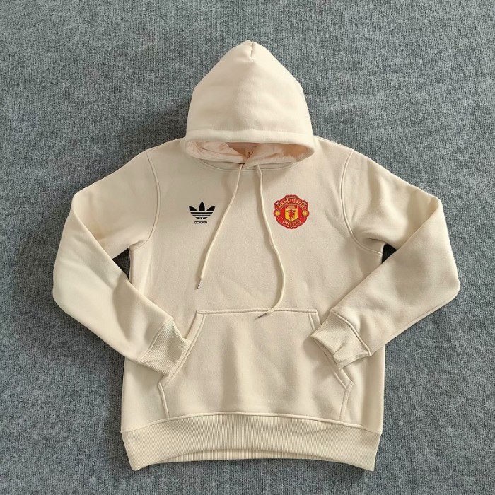 Manchester United retro plush hoodie
