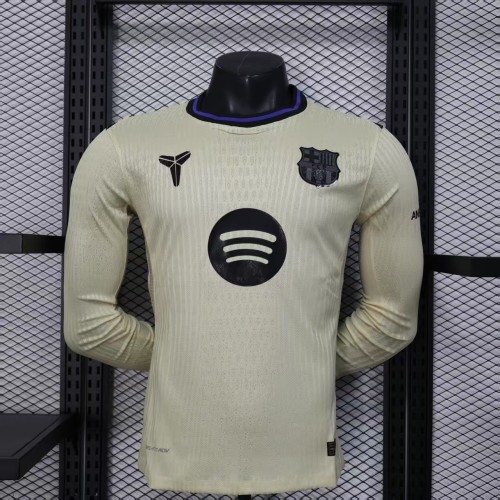 25/26 Barcelona Away Player Version long sleeves