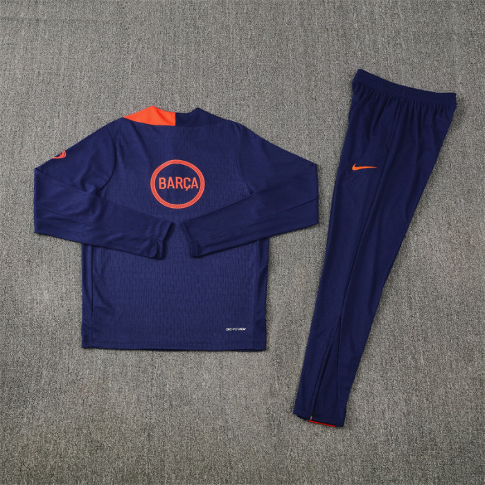 25/26 Barcelona kids training suit Royal Blue