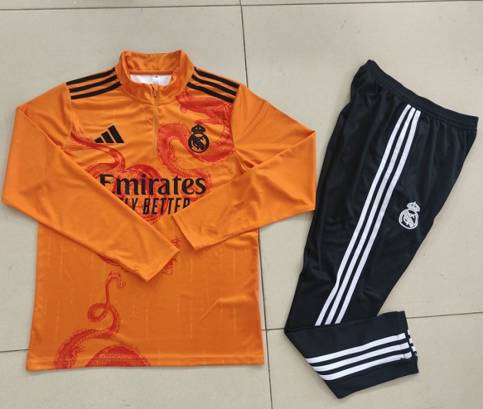 24/25 Real Madrid Kids training suit orange