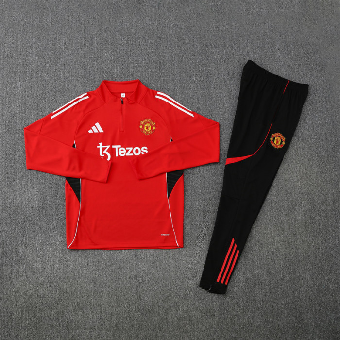 25/26 Manchester United Adult training suit red