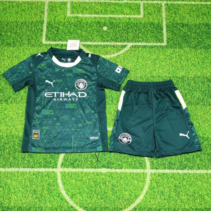 25/26 Manchester City fourth kids kit