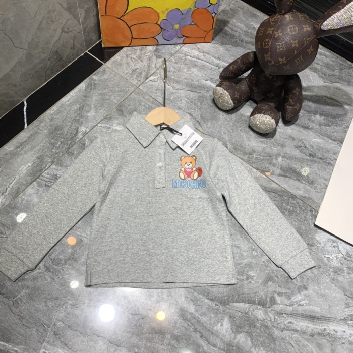 Moschino Kids POLO shirt elastic base shirt