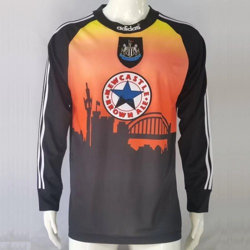 Retro 96/97 Newcastle United Long sleeved footballJersey