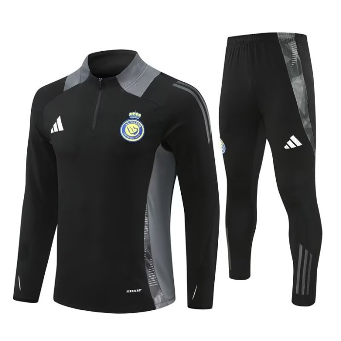 24/25 Al Nassr kids black training suit