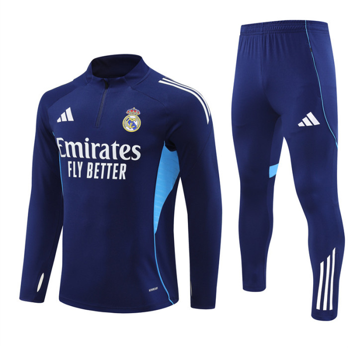 25/26 Real Madrid Kids training suit Royal Blue