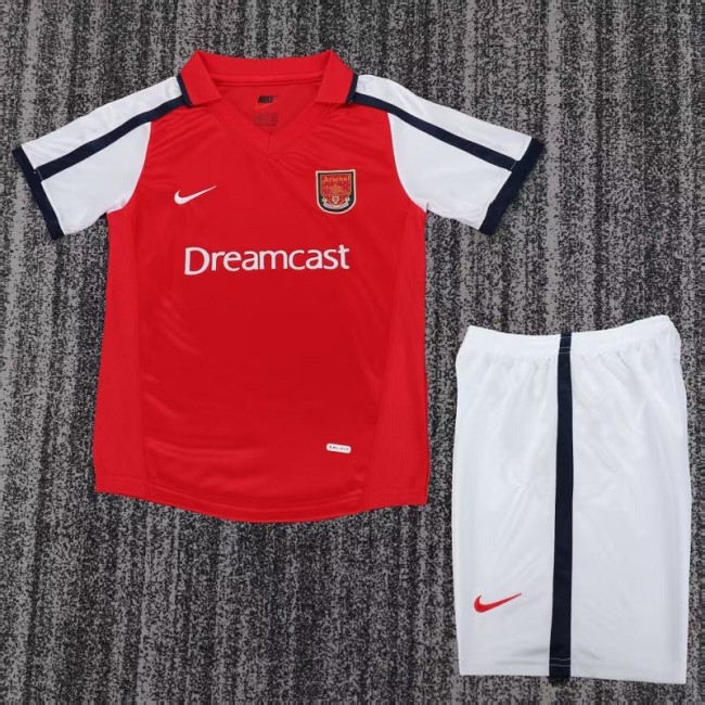 Retro 01/02 Arsenal home kids kit