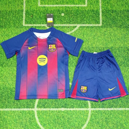 25/26 Barcelona home kids kit