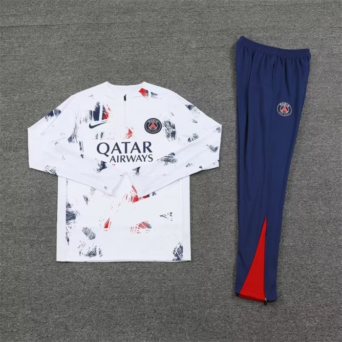 24/25 PSG White Jordan kids training suit