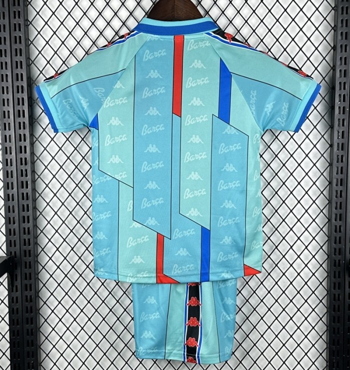 Retro 96/97 Barcelona Away kids kit