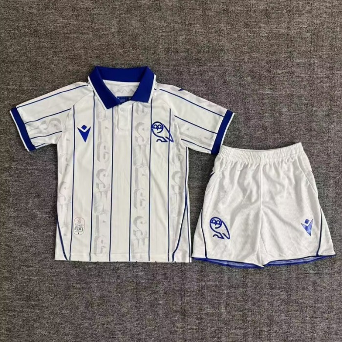25/26 Sheffield Wednesday third kids kit