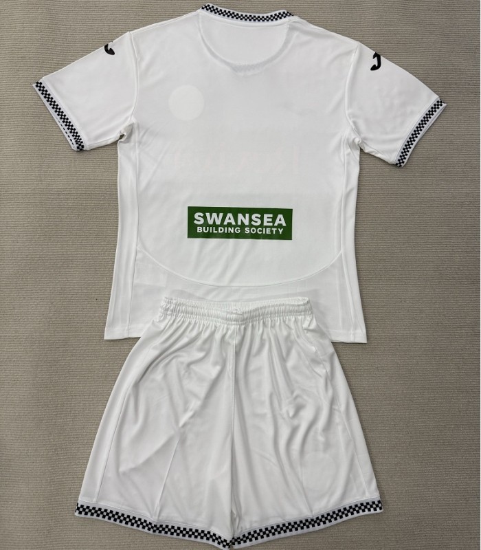 25/26 Swansea City home kids kit