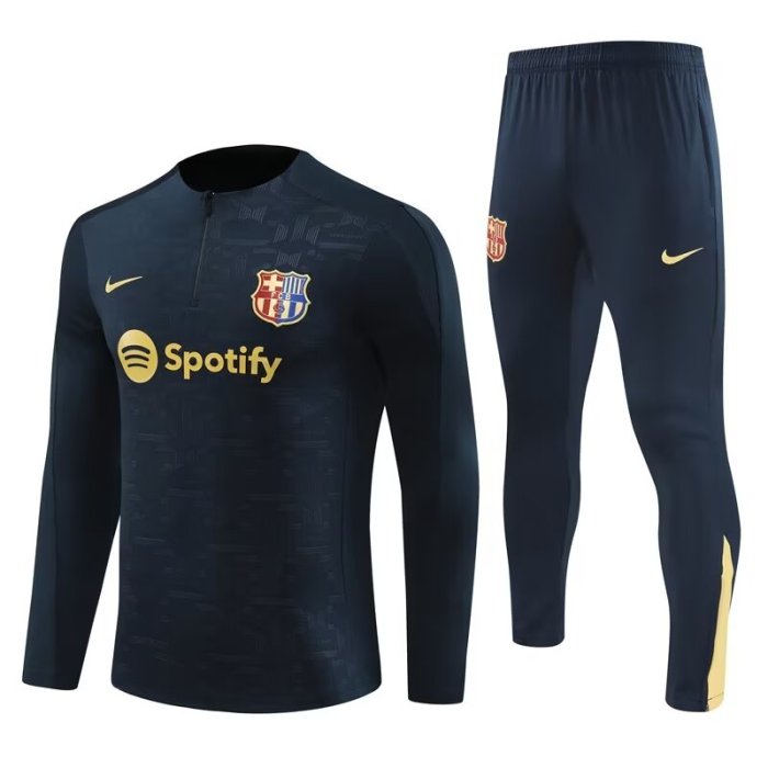 24/25 Barcelona kids Royal Blue training suit