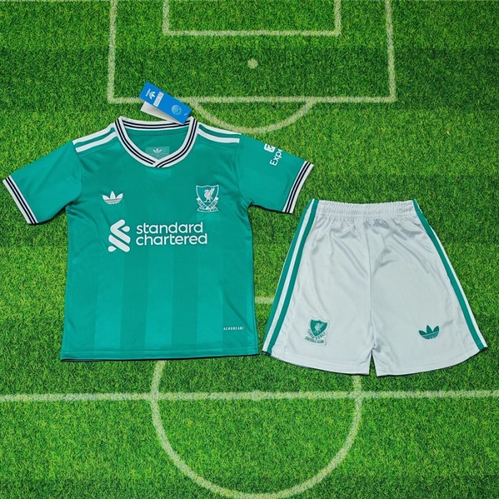 25/26 liverpool third kids kit