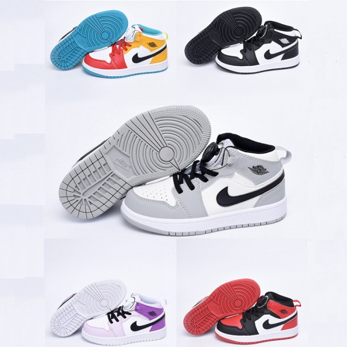 AIR Jordan Rotating Button High Top kids Shoes