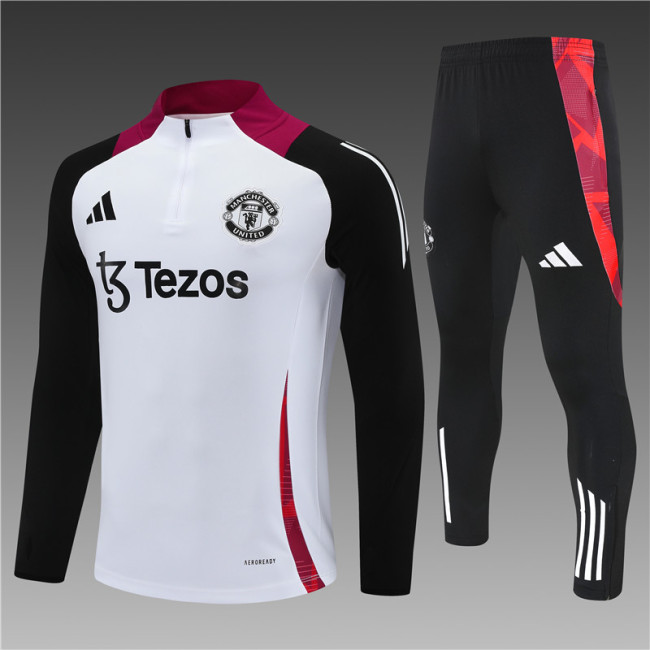 24/25 Manchester United training suit black white