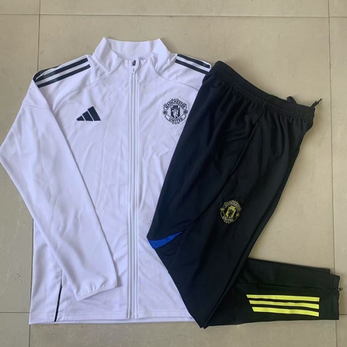 25/26 Manchester United kids jacket white
