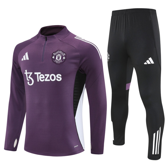25/26 Manchester United Adult training suit purple