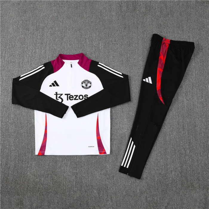 24/25 Manchester United training suit black white