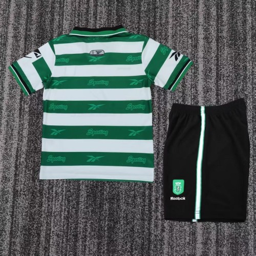 Retro 99/00 Sporting CP home kids kit