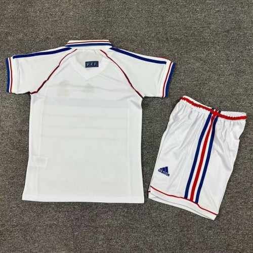 Retro 1998 France Away kids kit