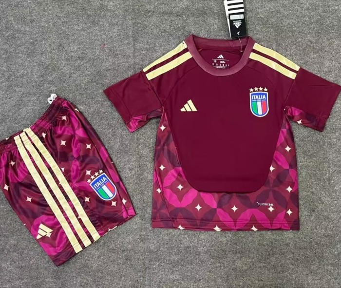 25/26 Italy goalkeeper kids kit