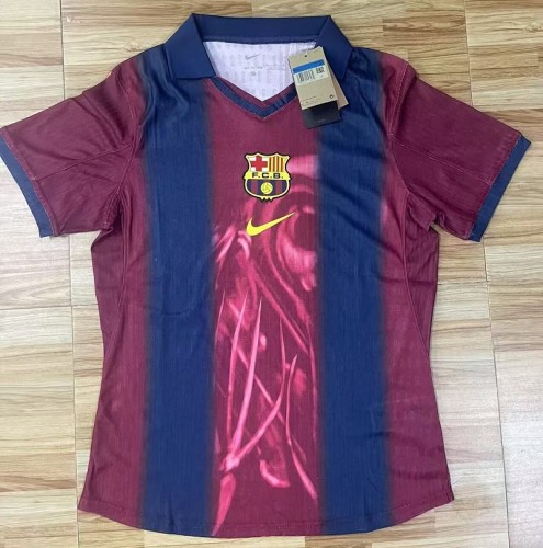 Retro 00/01 Barcelona x Travis Scott football Jersey
