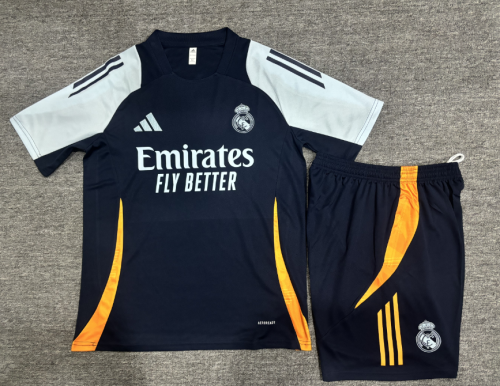 24/25 Real Madrid Short sleeve training suit yellow