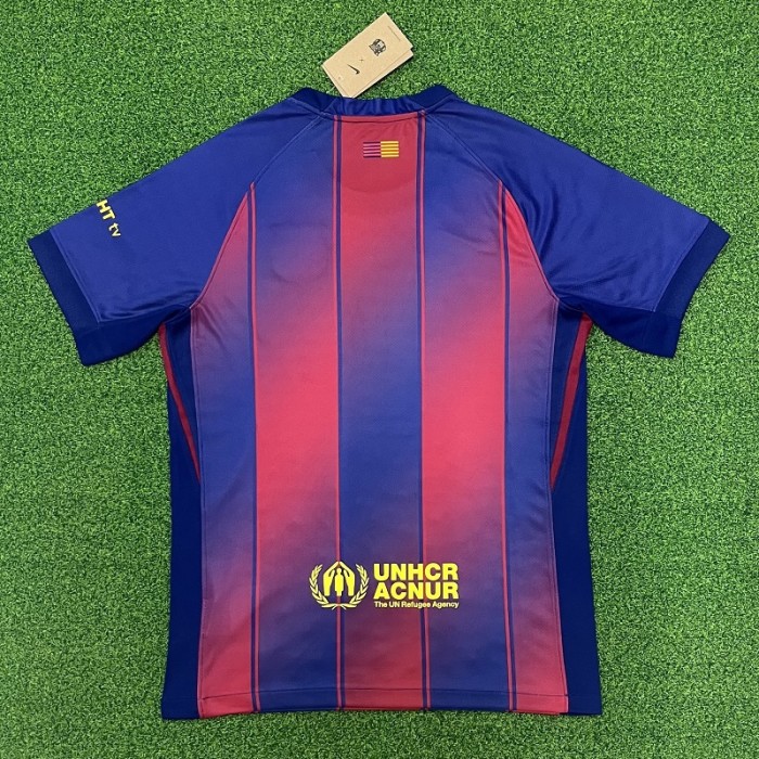25/26 Barcelona home football Jersey