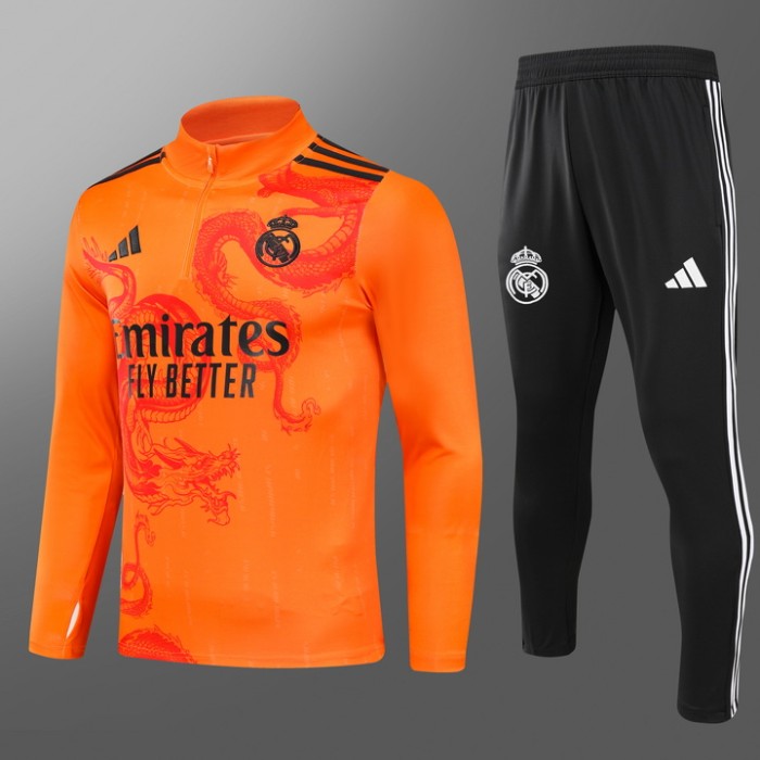 24/25 Real Madrid training Adult suit orange