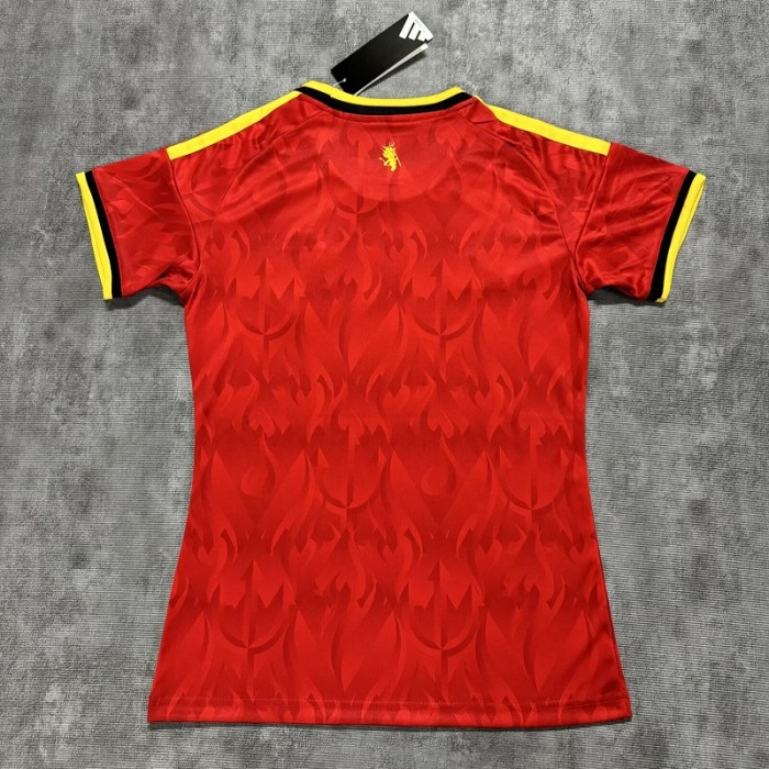 25/26 Belgium home women's football Jersey