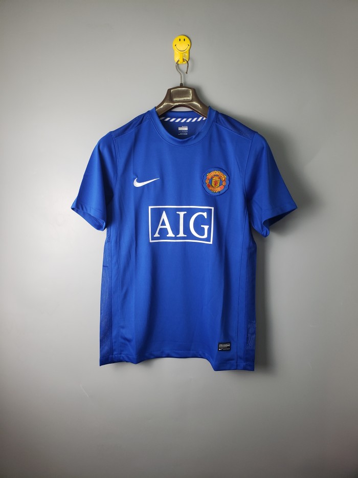 Retro 07/08 Manchester United away short sleeve