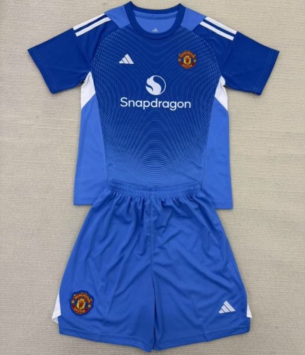 25/26 Manchester United goalkeeper Adult Set blue