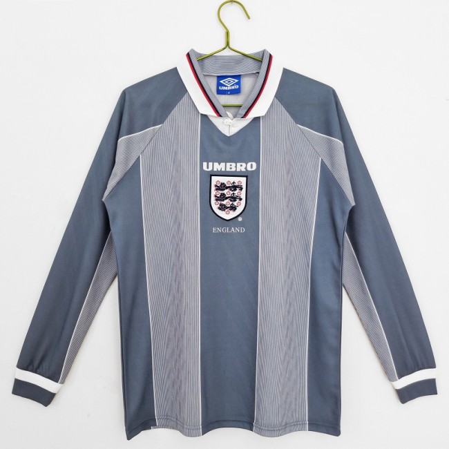 Retro England 1996 away Long sleeve
