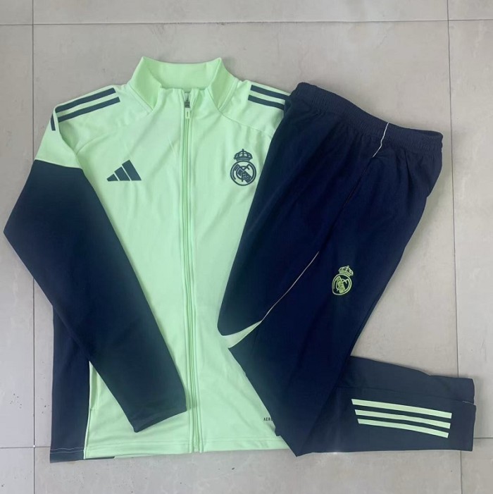 25/26 Real Madrid Kids jacket light green