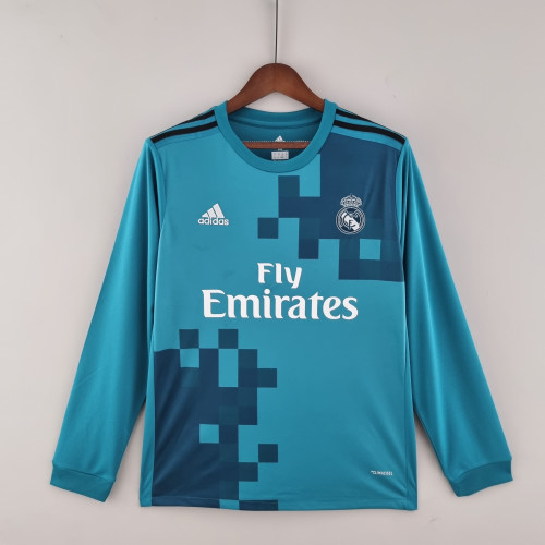 Retro Real Madrid 17/18 long sleeve third away