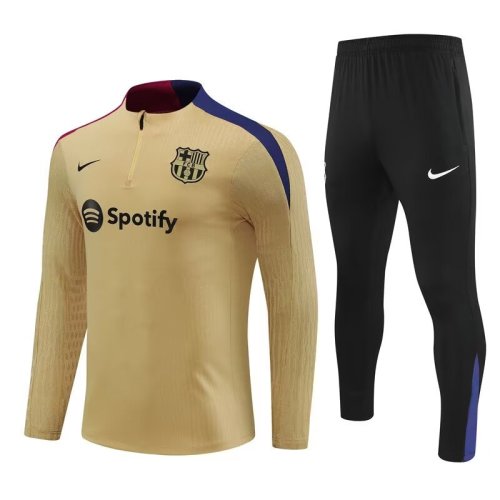 24/25 Barcelona kids golden training suit