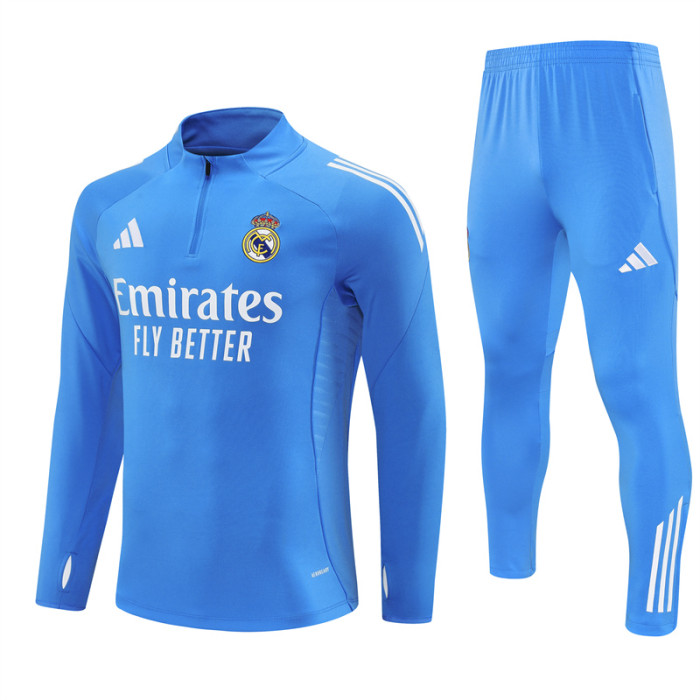 25/26 Real Madrid Kids training suit blue