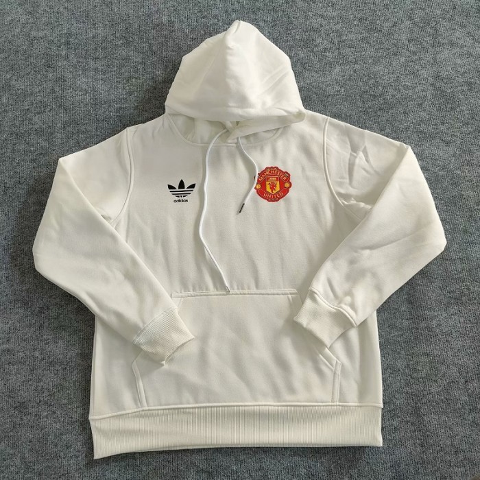 Manchester United retro plush hoodie