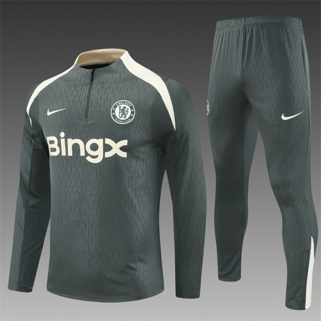 25/26 Chelsea kids training suit Deep Green