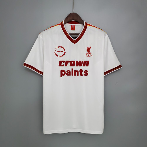 Retro 85/86 Liverpool away white