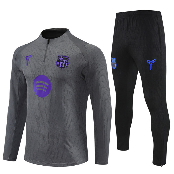 25/26 Barcelona kids training suit grey