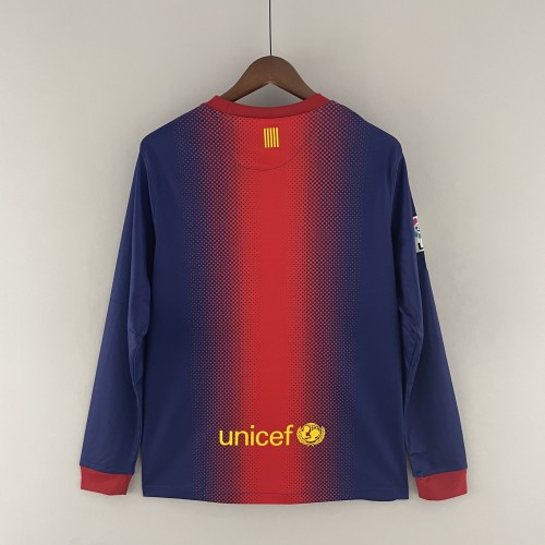 Retro long sleeve Barcelona 12/13 home